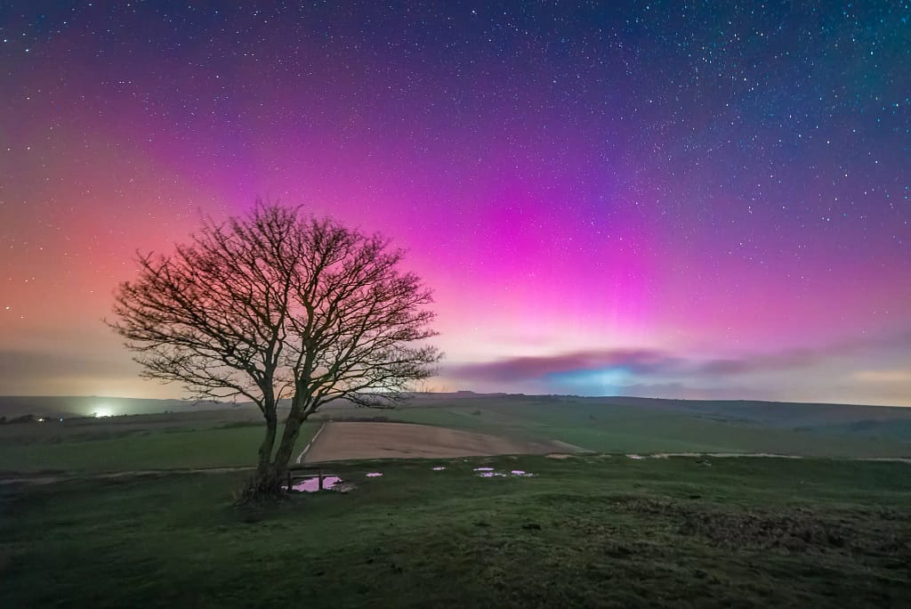 Aurora Borealis over Worthing