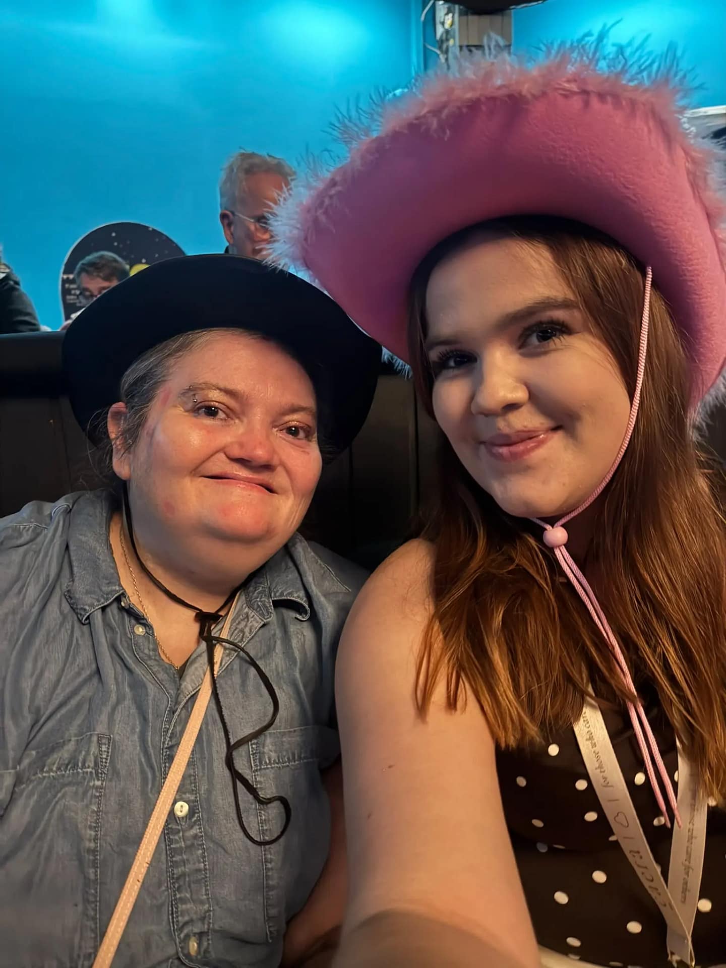 Esther and Teresa at a country music show